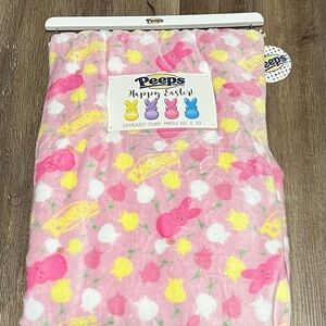 Peeps Easter throw blue yellow